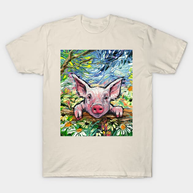 Piglet T-Shirt by sagittariusgallery